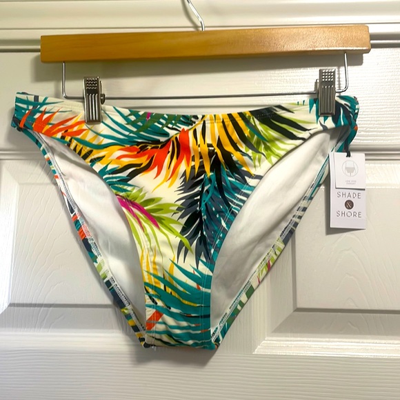 Shade & Shore Other - Shade & Shore bikini tropical bottom low rise cheeky swimwear New